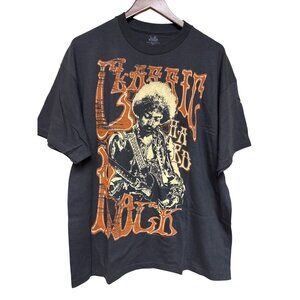 Rock Icons Jimi Hendrix Classic Hard Rock Men's Graphic T-Shirt XL Retro Band